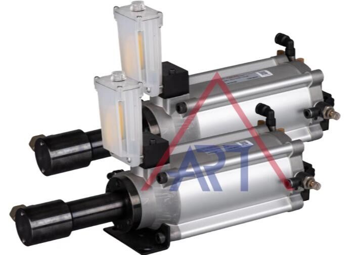 Máy đột dập dao siêu nạp Xi lanh khí nén 50cc tác động kép với điện áp AC110