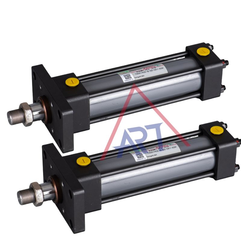 Áp suất thủy lực Bốn xi lanh thanh giằng có van kiểm tra và thông hơi lỗ khoan bên trong 50mm